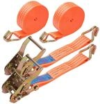 Spanngurte Mit Ratsche 2er-set 3cm X 6m Endlosband Mit Haken Bruchlast 1500kg