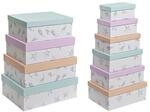 Karton Mit 10 Kartons 43,5x33,5x15,5 Blauer Karton Material Farbe Lila Blau Familie
