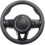 Lenkradbezug Kunstleder Schwarz Universal S 35.5-36cm Anti-rutsch Atmungsaktiv