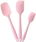 Teigschaber Silikon Set 3 St&uuml;ck, Hitzebest&auml;ndig Bis 315&deg;c, Bpa-frei, Rosa