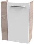 Fackelmann Sbc Beckenunterschrank 45 - Front Wei&szlig; Hochglanz -