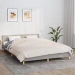 Vidaxl Gewichtsdecke Hellcreme 200x225 Cm 9 Kg Stoff