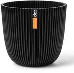 Capi Europe &Uuml;bertopf Groove Kugel Schwarz &Oslash; 21,5 - Kunststoff