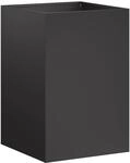 Vidaxl Garden Planter Black 40 X 40 X 60 Cm Cold-rolled Steel