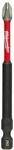 Schraubendreher Bit Milwaukee S2 Stahl 90 Millimeter Metallic