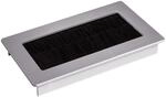 2 X Sotech Kabeldurchlass Tondo Silber Eloxiert L&auml;nge 100 Mm