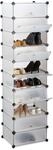 Relaxdays - Schuhregal 10 Ebenen, Schuhschrank Gro&szlig;, Steckregal Platzsparend, Regal