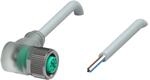 Pepperl+fuchs Kabeldose V1-w-a2-10m-pur Gewinkelt Led 4-polig Grau