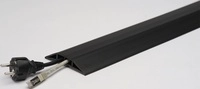 Kabelbr&uuml;cken L3000xb75xh12mm Kunststoff Schwarz M.doppelklebeband Eha