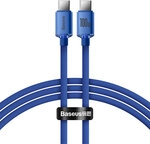 Schnelllade- Und Daten&uuml;bertragungskabel Usb-c 100w 1,2m Blau