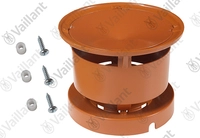 Vaillant Abgashaube, Rot Zub. 303200-3, 303205, 303926 Vaillant-nr. , 178485