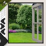 Kesser&reg; Fliegengitter Fenster, Aluminiumrahmen - 80 X 100 Cm, Anthrazit