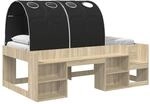 Hochbett F&uuml;r Kinder Mit Stauraum 3 Stk. Holzwerkstoff Vidaxl