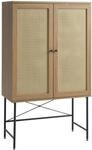 Selsey Mogest - Highboard 2-t&uuml;rig, Beige, 80 Cm