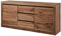 Sideboard Wildeiche / Zerreiche Braun Ge&ouml;lt 185x43x80 (bxtxh) Montiert Montreux 355