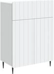 Vidaxl Sideboard White 66 X 34.5 X 92 Cm Engineered Wood