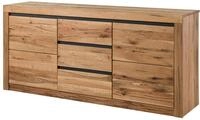 Sideboard Wildeiche / Zerreiche Natur Ge&ouml;lt 185x43x80 (bxtxh) Montiert Montreux 155