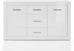 Sideboard Anrichte Balve-61 In Wei&szlig; Hochglanz Bxhxt: 164x97x42cm