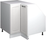 Dachschr&auml;genschrank Eckschrank Rion, Wei&szlig; Landhaus, 75.6 X 81.6 Cm Mit 1 T&uuml;r,