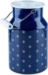 Riess Milchkanne Mit Deckel Bl&uuml;mchenblau 2 Liter
