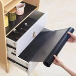 Schubladenmatte 60x600cm Zuschneidbar, Transluzent Schwarz, Bpa-frei