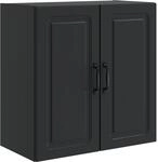 Wandschrank 59 X 31 X 60 Cm Holzwerkstoff Schwarz Vidaxl