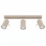 Deckenleuchten Ring Taupe 3xgu10 45cm Stahl Sollux