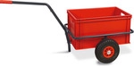 Brb Handwagen Mit Kunststoffkasten, H 320 Mm, Lxbxh 1250x640x660 Mm, Tragkraft 200 Kg