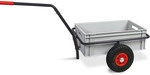 Brb Handwagen Mit Kunststoffkasten, H 220 Mm, Tragkraft 200 Kg (grau)