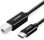 Us241 Drucker Kabel Usb 2.0 2 Meter Kabel Typ-c 2.0 Schwarz - Ugreen