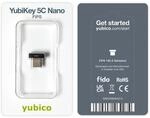 Yubico Yubikey 5c Nano Fw 5.4.3 Usb-c Sicherheitsschl&uuml;ssel, 5060408464274