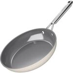 Bratpfanne 28 Cm Keramik Mit Diamant-titan-beschichtung, Induktion, Backofenfest,