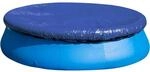 Runde Pool Abdeckplane 457cm, Blau, Wetterfest, Staubdicht