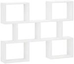 Vidaxl Wall Shelf White 103 X 17 X 80 Cm Engineered Wood