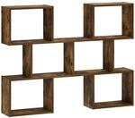 Wandregal R&auml;uchereiche 103 X 17 X 80 Cm Holzwerkstoff Vidaxl
