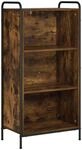B&uuml;cherregal 55,5 X 33 X 174 Cm Holzwerkstoff R&auml;uchereiche Vidaxl