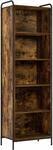 B&uuml;cherregal 55,5 X 33 X 174 Cm Holzwerkstoff R&auml;uchereiche Vidaxl