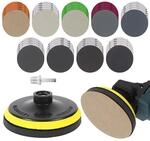 Schleifpapier Set 125mm Klett 45tlg Nass/trocken K&ouml;rnung 400-5000 Mit...