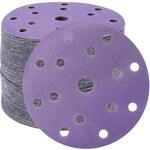 Schleifpapier 150mm Klett 100 K&ouml;rnung 15 Loch F&uuml;r Exzenterschleifer 50 St&uuml;ck
