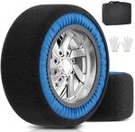 Schneesocken F&uuml;r Auto, Textil Schneeketten F&uuml;r Reifen R14-r24, Xl, Mit...