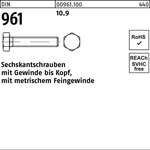 Sechskantschraube Din 961 Vg M 36 X3 X160 10.9