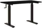 Schreibtisch Mit Speicher Schwarz Und Dunkelbraun 120 X 60 Cm Vidaxl