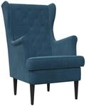 Sessel Blau Samt Vidaxl