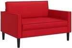 Xxl-sessel Rot Kunstleder Vidaxl