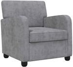 Sessel Hellgrau Chenille Vidaxl