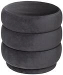 Atmosphera - Hocker Aus Velours Sina, &Oslash; 40 Cm