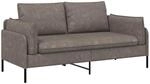 2-sitzer Sofa Grau 188 X 81 X 89 Cm Kunstleder Vidaxl