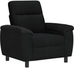 Sofa Schwarz 95 X 90 X 95 Cm Stoff Vidaxl