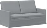 2-sitzer Sofa Hellgrau 150 X 81 X 82 Cm Stoff Vidaxl
