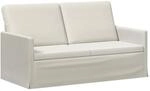 2-sitzer Sofa Creme 150 X 81 X 82 Cm Samt (v) Vidaxl